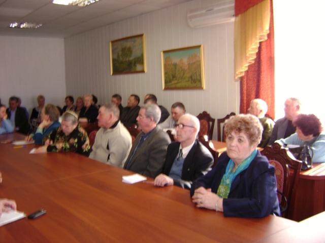 Пленумы районного совета ветеранов